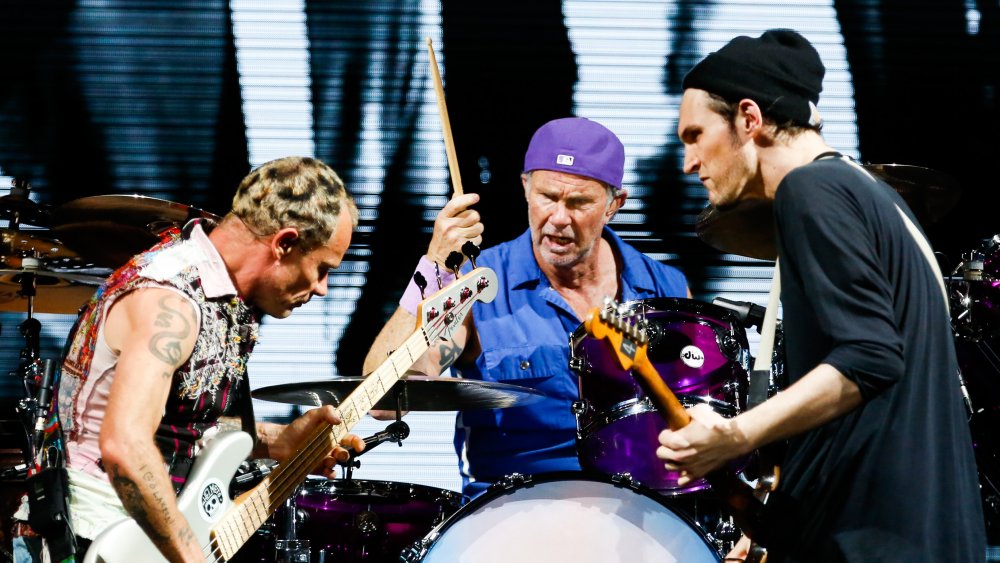 Red Hot Chili Peppers on stage