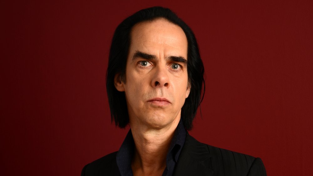 Nick Cave looking serious