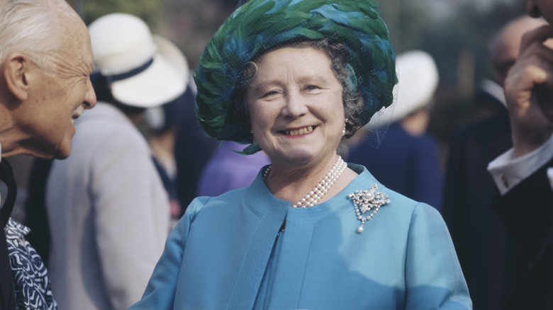 Queen Mother at an event in 1971