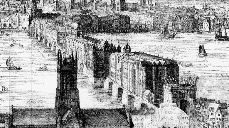 London Bridge circa 1616