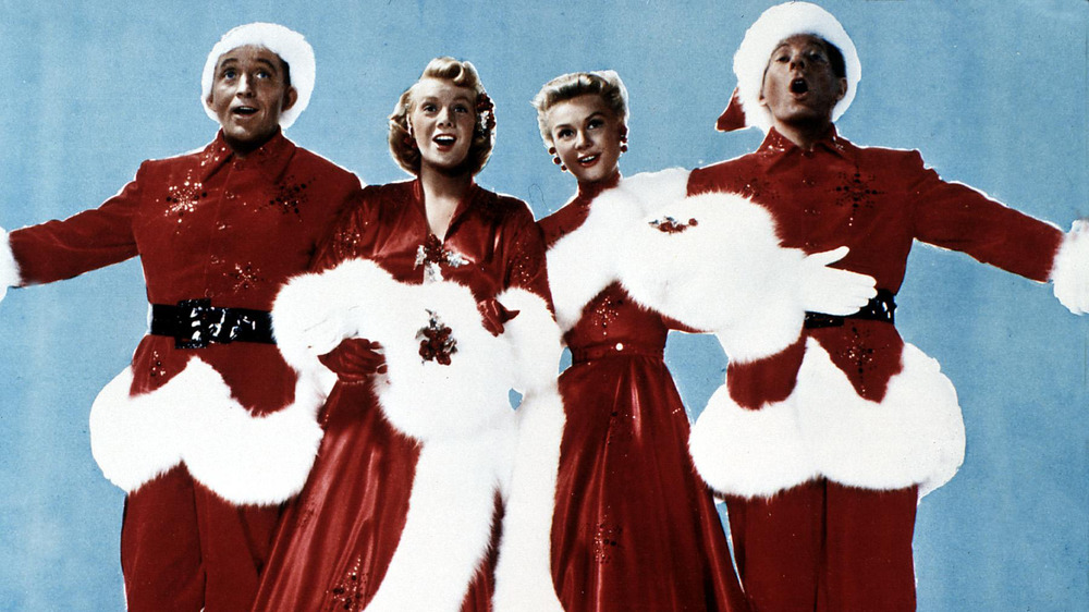 Rosemary Clooney with Vera-Ellen, Bing Crosby, and Danny Kaye in "White Christmas"