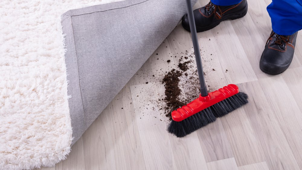 Sweeping dirt under rug