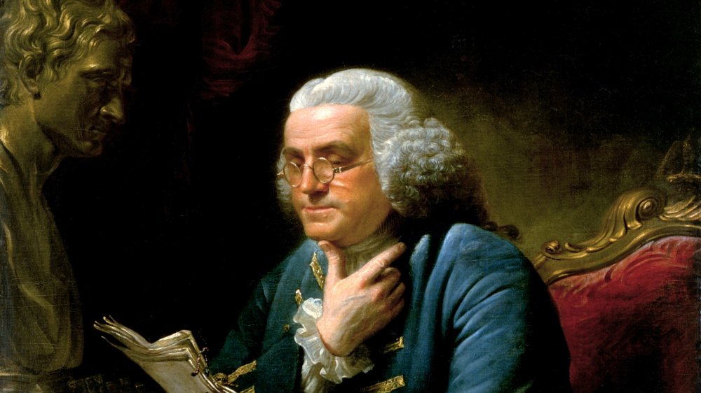 Portrait of Benjamin Franklin by David Martin, 1767