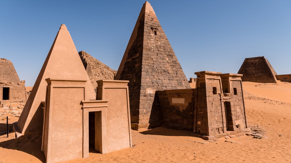Nubian pyramids in Meroe