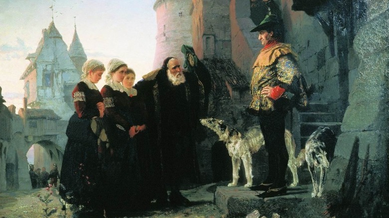 Le droit du Seigneur, Vasily Polenov, 1874
