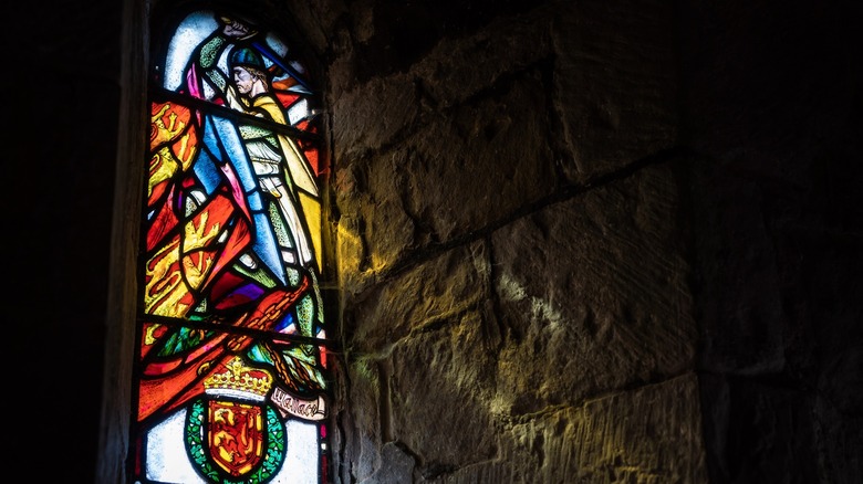 Stained glass of William Wallace, Edinburg Castle