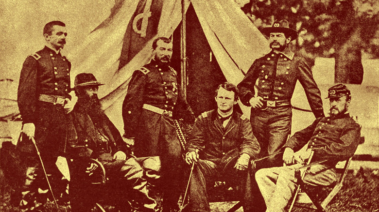 General Philip Sheridan with troops