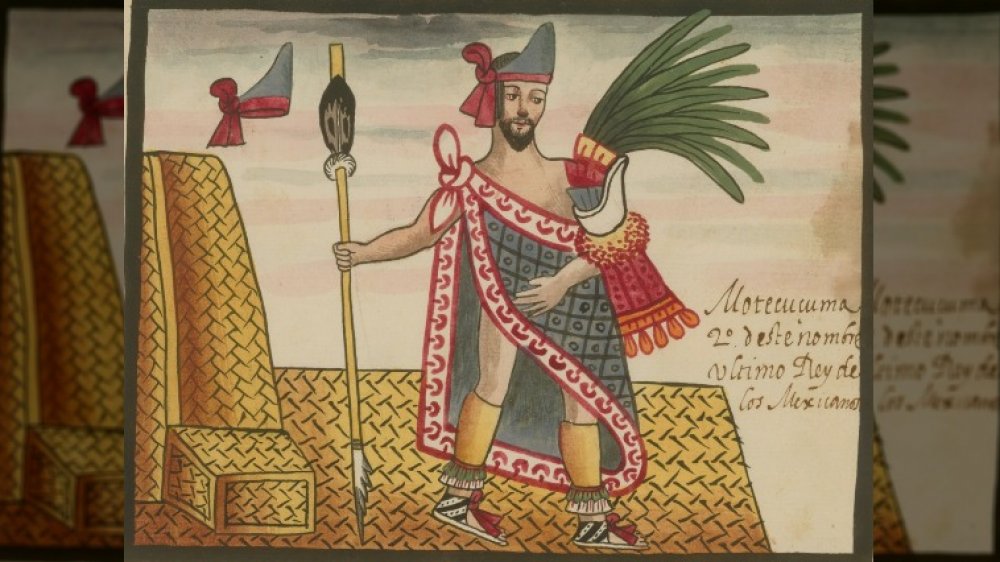 Moctezuma II, from the 1585 Tovar Codex