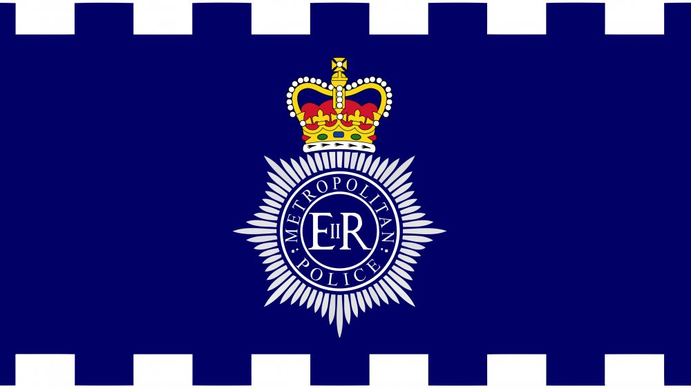 The Metropolitan police flag