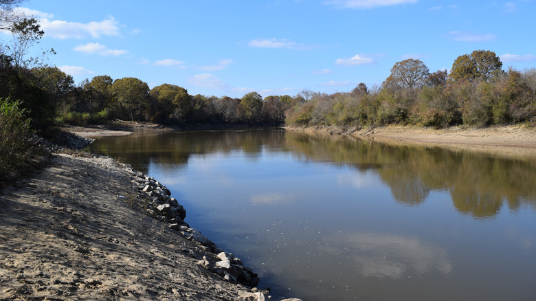 Tallahachie River in Mississippi