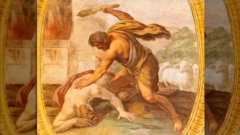 illustration of Cain killing Abel