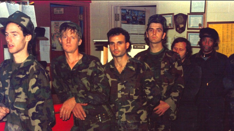 Branch Davidians in army fatigues