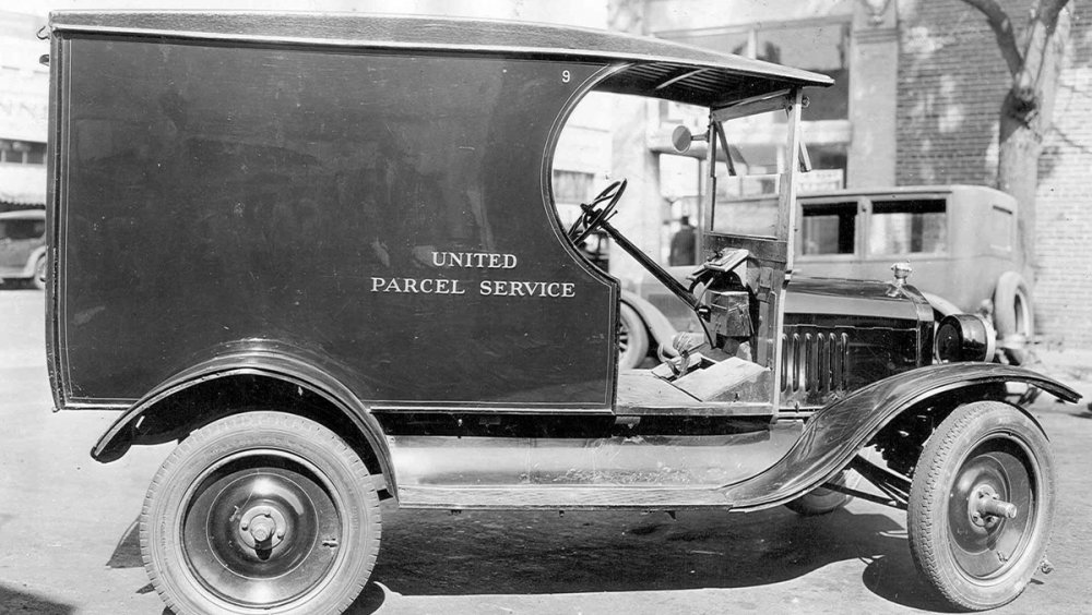 Early UPS delivery vehicle