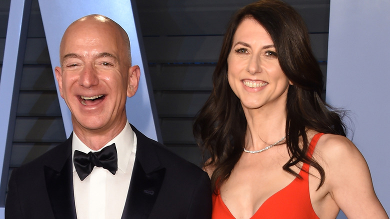 Jeff Bezos and Mackenzie Scott in 2018 