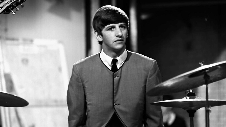 Ringo Starr at the drum set