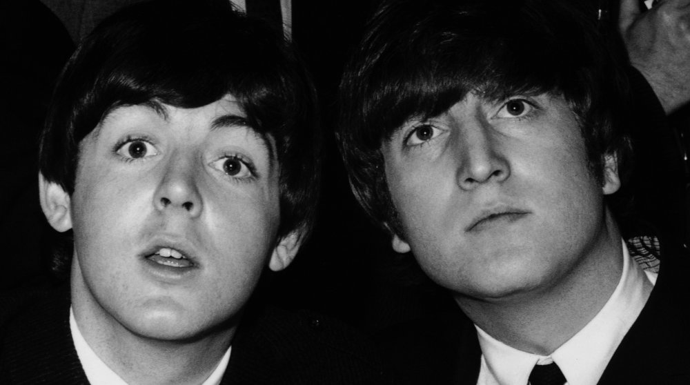 Paul McCartney with John Lennon