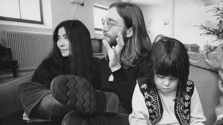 Yoko, John, and her daughter