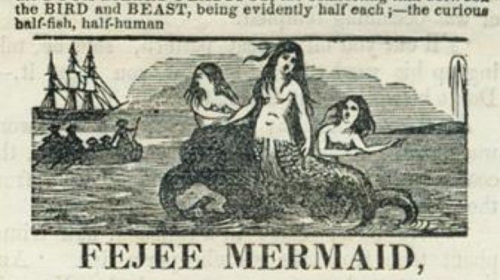 feejee mermaid ad