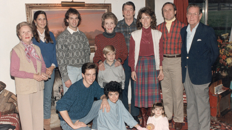The Reagan family 