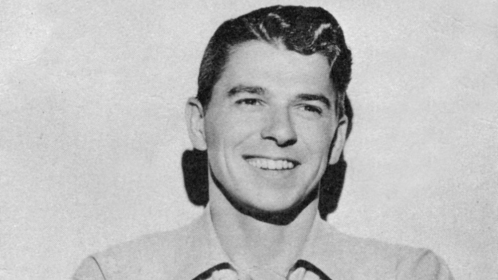 Young Ronald Reagan smiling