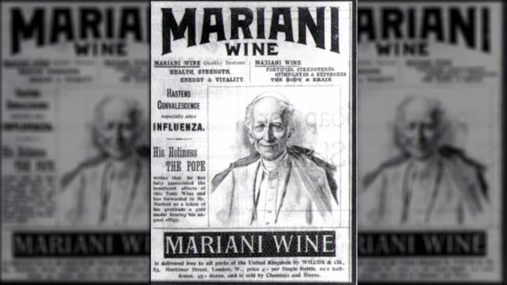 Mariani wine ad