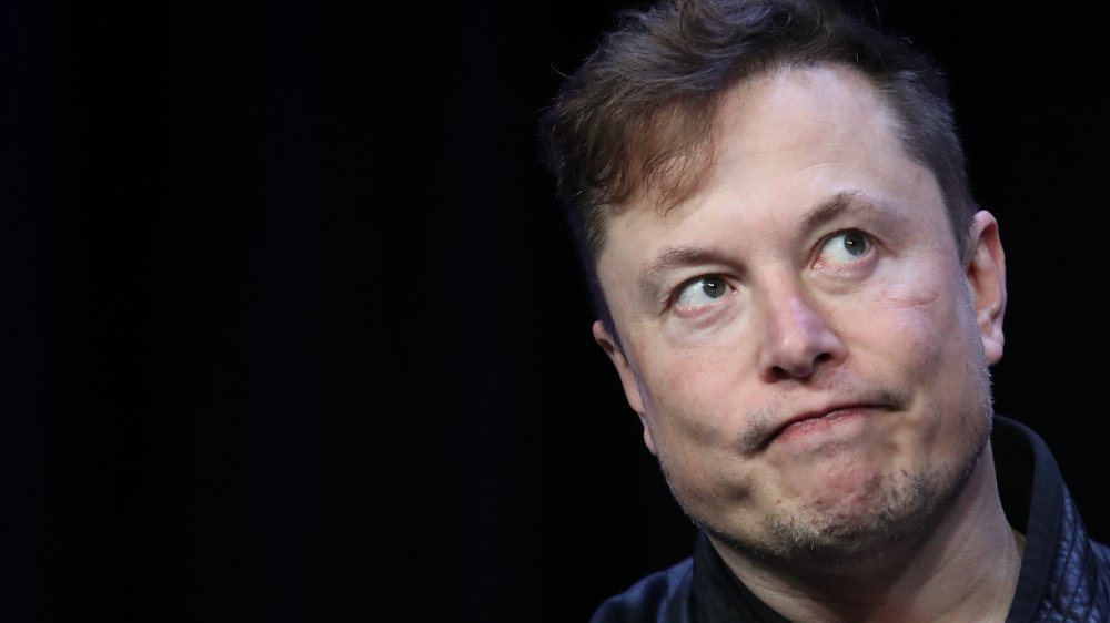 A photograph of Elon Musk.