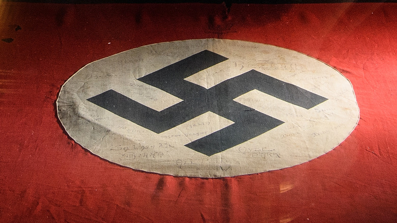 A Nazi flag