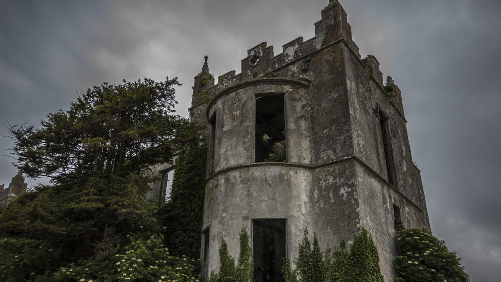 A "haunted castle"