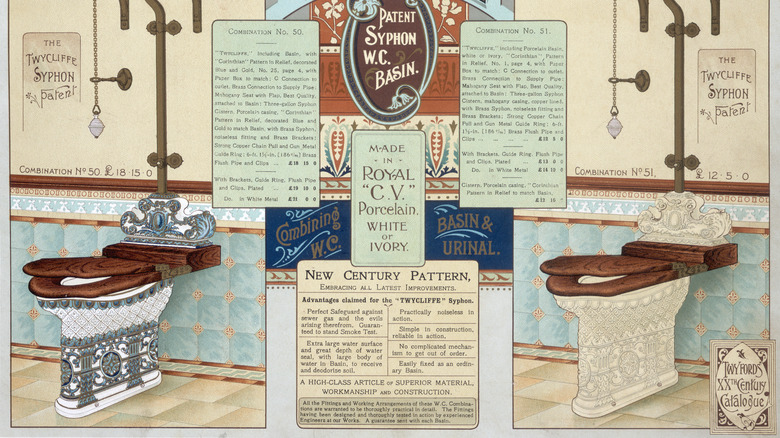 victorian advertisment for toilet