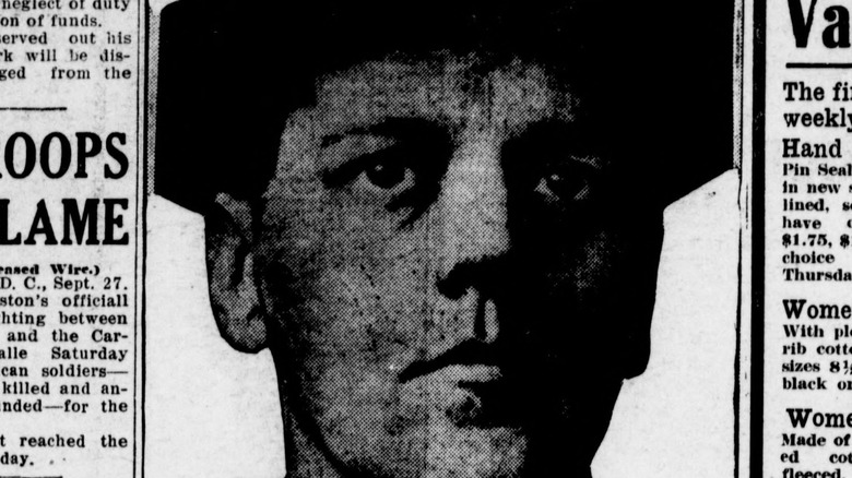 newspaper photo of Harry Allen