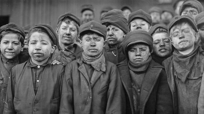 Breaker boys at Pittston PA mine, 1911