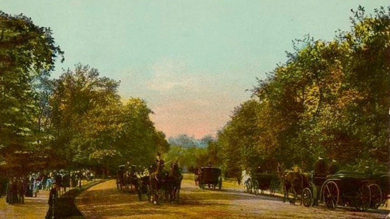 Postcard of Central Park, circa 1910