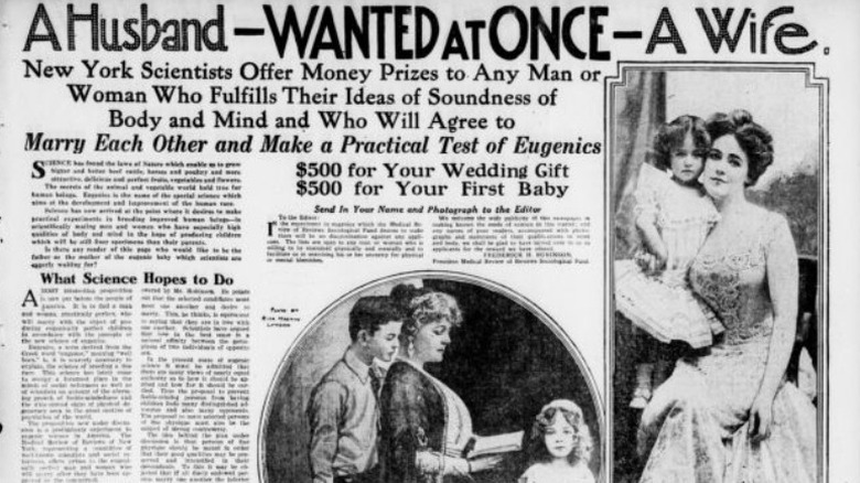 Eugenics article from Atlanta Georgia, 1913