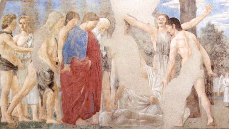 Piero della Francesca: Death and Burial of Adam  