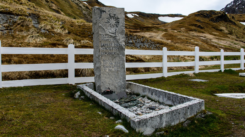 Ernest Shackleton's grave