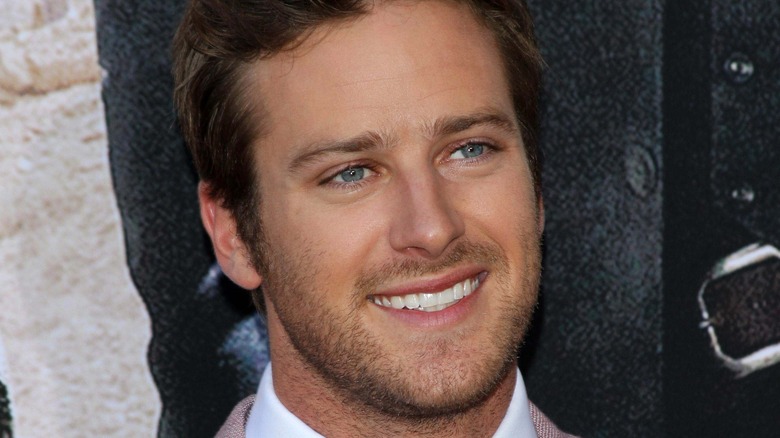 Armie Hammer smiling