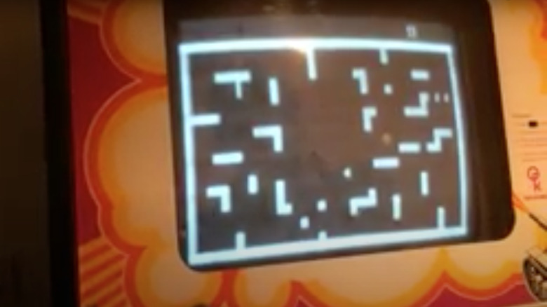 Atari Tank gameplay onscreen