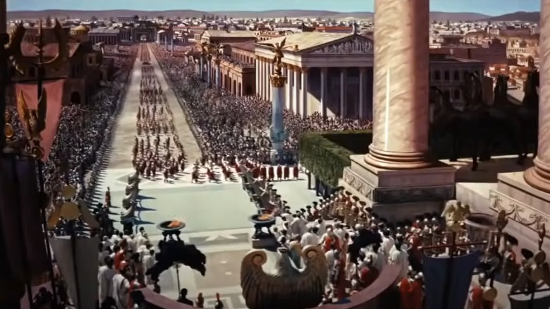 Crowd Scene Roman Emperor Ben-Hur