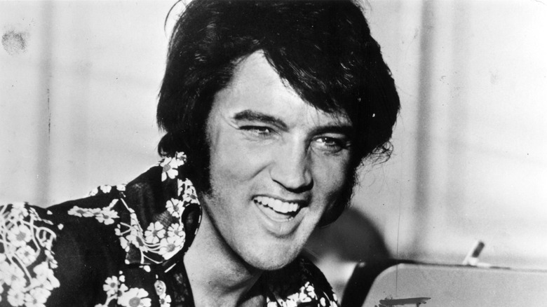 Elvis Presley laughing