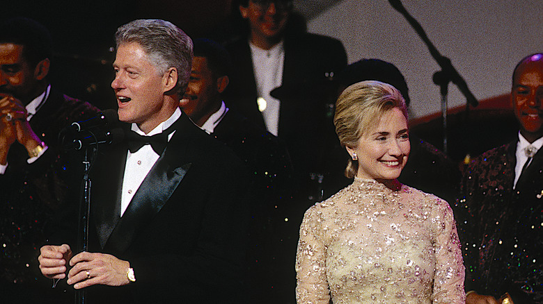 Bill and Hillary at his second inauguration