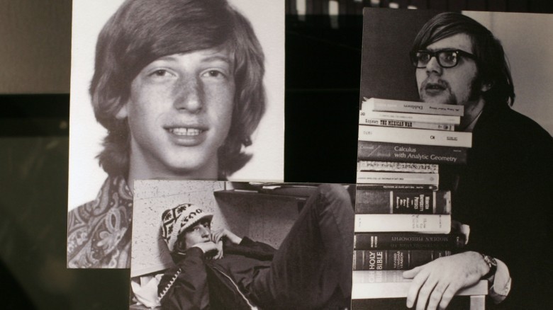 collage of young Bill Gates and Paul Allen 