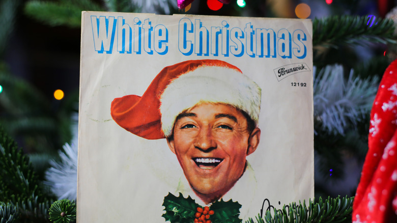 Bing Crosby White Christmas record sleeve