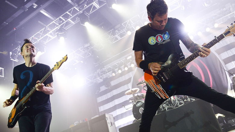 Blink-182 on stage