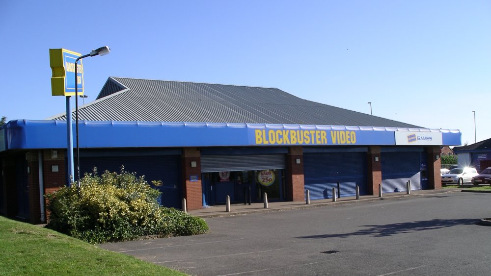 A Blockbuster shop in Coventry, England in 2007