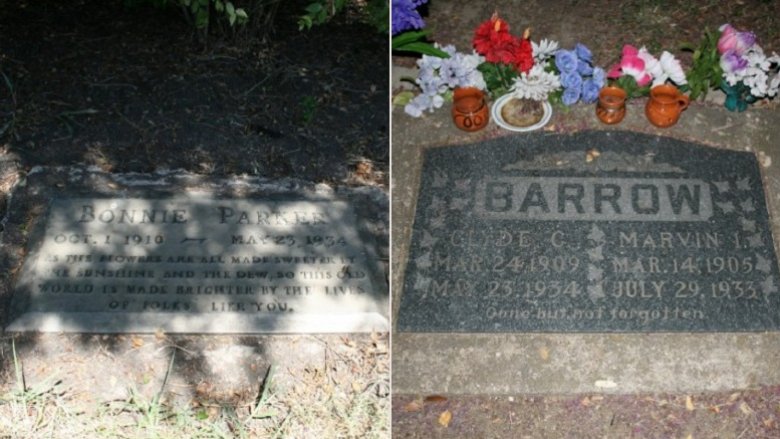 Bonnie and Clyde graves