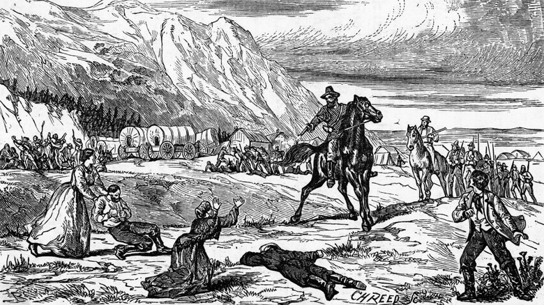 Mountain Meadows Massacre sketch