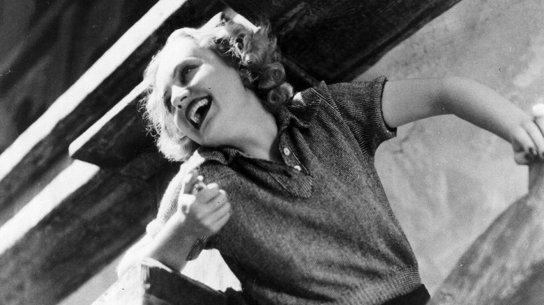 Carole Lombard laughing