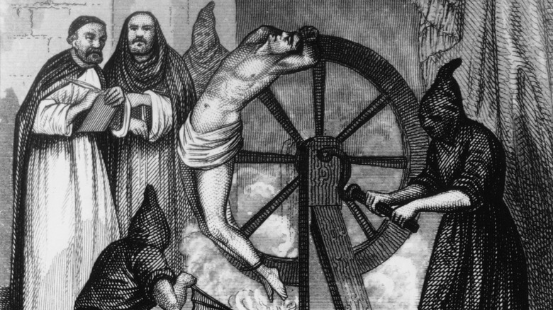 tortured prisoner during inquisition