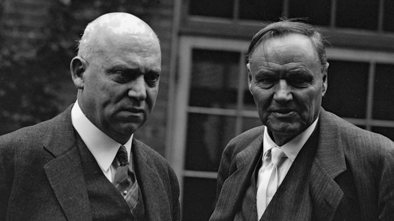 Clarence Darrow with Senator Stanley