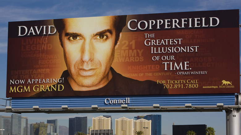 David Copperfield MGM Grand billboard Vegas